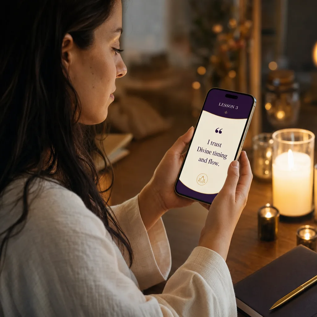 Read the lessons on your phone